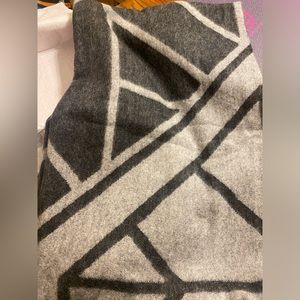 Tory Burch, winter oversize cashmere scarf